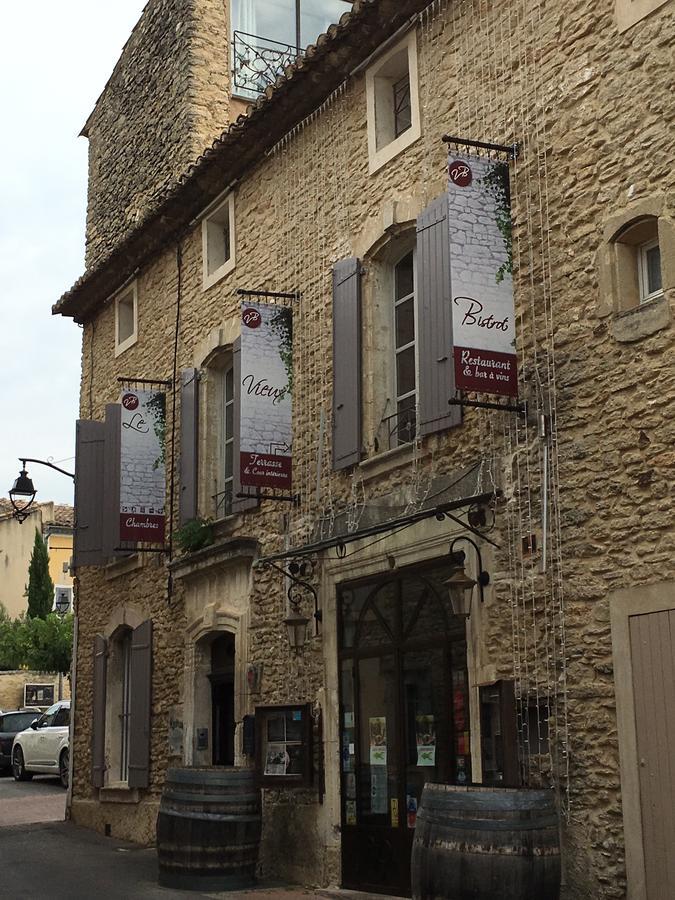 Le Vieux Bistrot Hotell Cabrières-dʼAvignon Exteriör bild